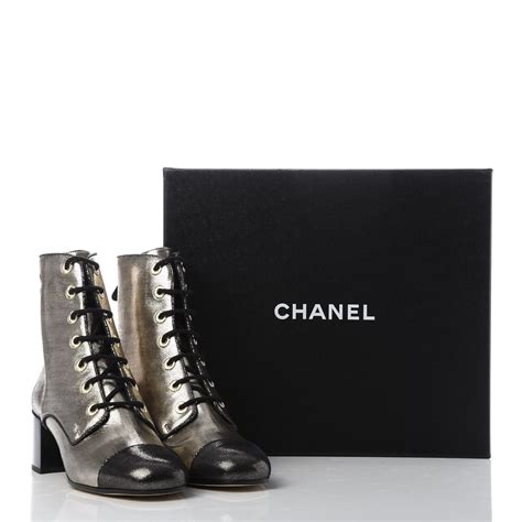 chanel lace ups|Short Boots .